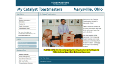 Desktop Screenshot of mycatalyst.toastmastersclubs.org