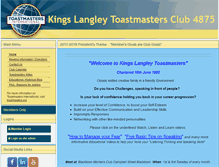 Tablet Screenshot of 4875.toastmastersclubs.org