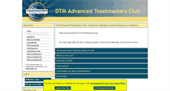 Desktop Screenshot of dtmadvanced.toastmastersclubs.org
