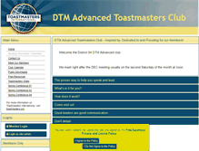 Tablet Screenshot of dtmadvanced.toastmastersclubs.org