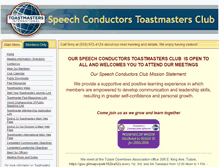 Tablet Screenshot of 1599838.toastmastersclubs.org