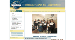 Desktop Screenshot of matsu.toastmastersclubs.org