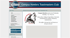 Desktop Screenshot of campushowlers.toastmastersclubs.org