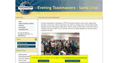 Desktop Screenshot of evening.toastmastersclubs.org