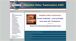 Desktop Screenshot of 205.toastmastersclubs.org