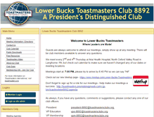 Tablet Screenshot of 8892.toastmastersclubs.org