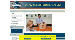 Desktop Screenshot of energycapital.toastmastersclubs.org