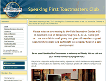 Tablet Screenshot of 355.toastmastersclubs.org
