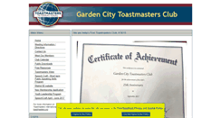Desktop Screenshot of gardencity.toastmastersclubs.org