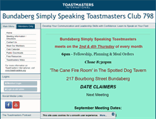 Tablet Screenshot of 798751.toastmastersclubs.org