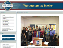 Tablet Screenshot of 1440146.toastmastersclubs.org