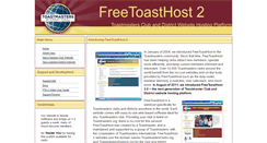 Desktop Screenshot of 6601.toastmastersclubs.org