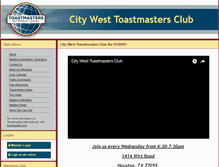 Tablet Screenshot of 1039591.toastmastersclubs.org