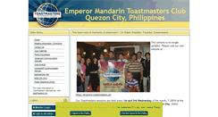 Desktop Screenshot of emperor.toastmastersclubs.org