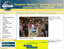 Tablet Screenshot of emperor.toastmastersclubs.org