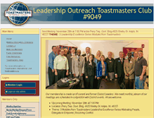 Tablet Screenshot of 9049.toastmastersclubs.org