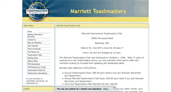 Desktop Screenshot of marriott.toastmastersclubs.org
