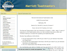 Tablet Screenshot of marriott.toastmastersclubs.org