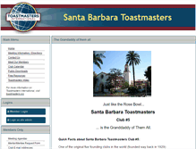 Tablet Screenshot of 5.toastmastersclubs.org