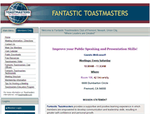 Tablet Screenshot of 682.toastmastersclubs.org