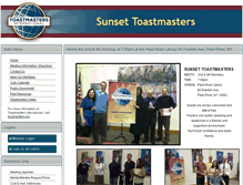Tablet Screenshot of 2800.toastmastersclubs.org