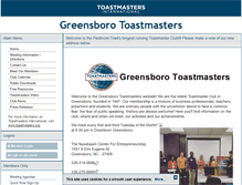 Tablet Screenshot of 439.toastmastersclubs.org