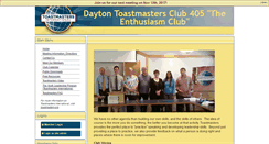 Desktop Screenshot of 405.toastmastersclubs.org
