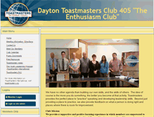 Tablet Screenshot of 405.toastmastersclubs.org