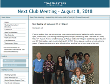Tablet Screenshot of mvg.toastmastersclubs.org