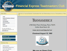 Tablet Screenshot of 8983.toastmastersclubs.org
