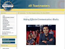 Tablet Screenshot of 1481.toastmastersclubs.org