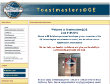 Tablet Screenshot of 1412316.toastmastersclubs.org