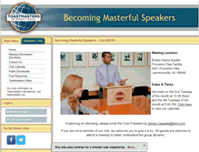 Tablet Screenshot of masterfulspeaker.toastmastersclubs.org