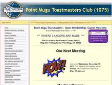 Tablet Screenshot of 1075.toastmastersclubs.org