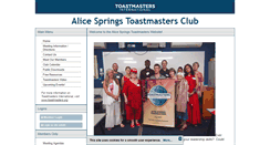 Desktop Screenshot of alicesprings.toastmastersclubs.org