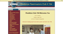 Desktop Screenshot of 154.toastmastersclubs.org