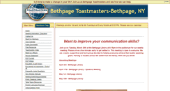Desktop Screenshot of bethpage.toastmastersclubs.org