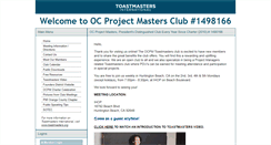 Desktop Screenshot of ocprojectmasters.toastmastersclubs.org
