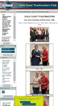 Mobile Screenshot of goldcoast.toastmastersclubs.org