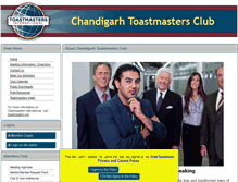 Tablet Screenshot of chandigarh.toastmastersclubs.org