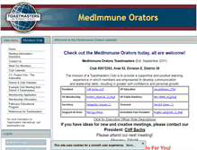 Tablet Screenshot of mediorators.toastmastersclubs.org