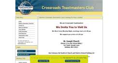 Desktop Screenshot of crossroadsstl.toastmastersclubs.org