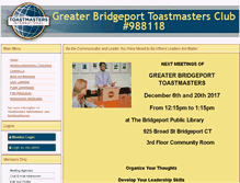 Tablet Screenshot of 988118.toastmastersclubs.org