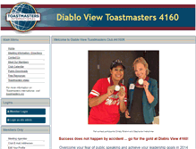 Tablet Screenshot of 4160.toastmastersclubs.org