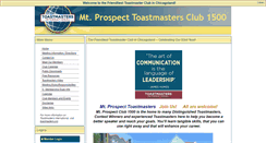 Desktop Screenshot of 1500.toastmastersclubs.org