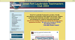 Desktop Screenshot of 2004.toastmastersclubs.org