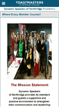 Mobile Screenshot of northridgetoastmasters.toastmastersclubs.org