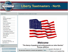 Tablet Screenshot of libertytoastmastersnorth.toastmastersclubs.org