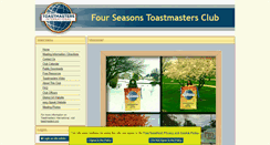 Desktop Screenshot of fourseasons.toastmastersclubs.org