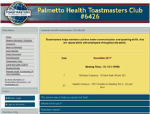 Tablet Screenshot of 6426.toastmastersclubs.org